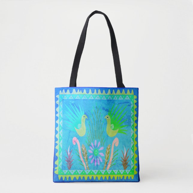 Baja Birds Vintag Tote Bag (Vorderseite)