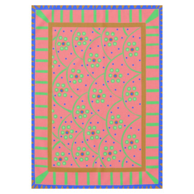 Baja Blooms Tischdecke (Vorderseite)