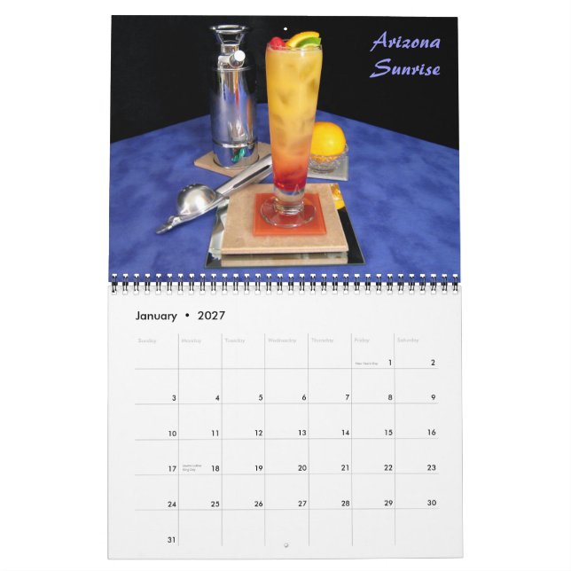 Baja Bound - Tequila Drinks Kalender (Jan 2027)