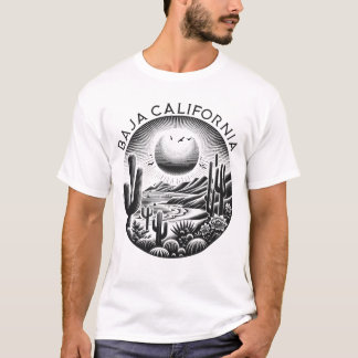 Baja California Desert Cactus Pflanze Adventure T-Shirt