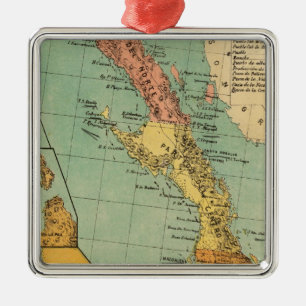 Baja California, Mexiko Ornament Aus Metall