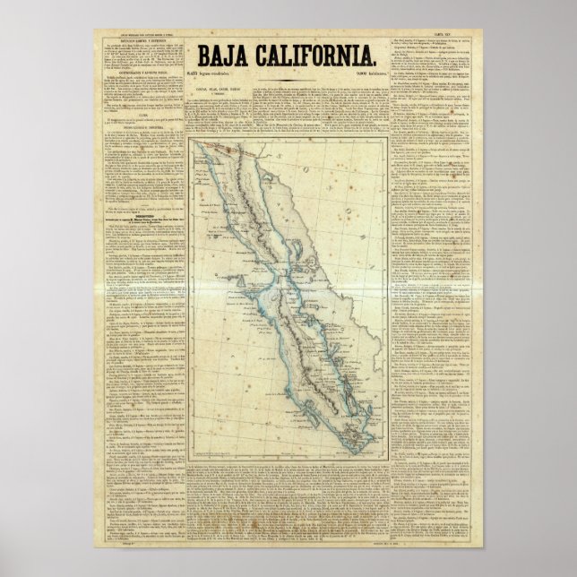 Baja California, Mexiko Poster (Vorne)