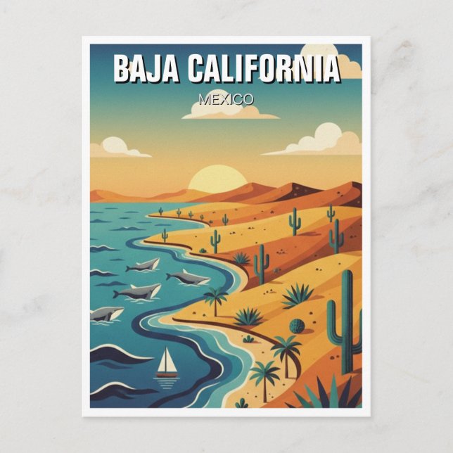 Baja California Postkarte (Vorderseite)