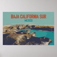 Baja California Sur lanscape, Mexico Postcard