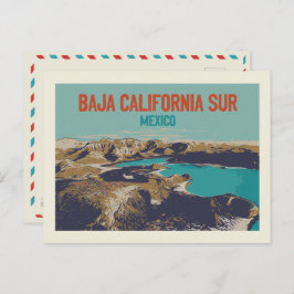 Baja California Sur lanscape, Mexico Postcard Postkarte