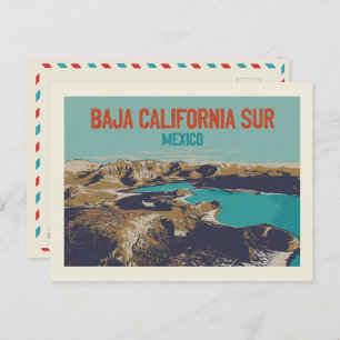 Baja California Sur lanscape, Mexico Postcard Postkarte
