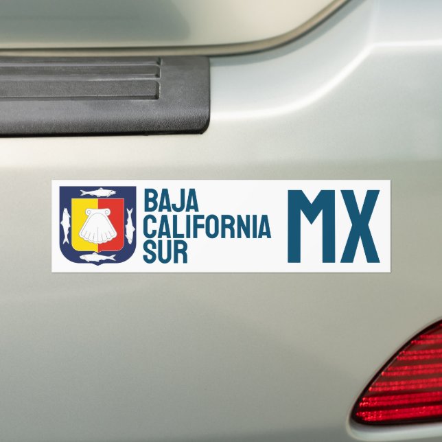 Baja California Sur Wappen Autoaufkleber (Auf Auto)