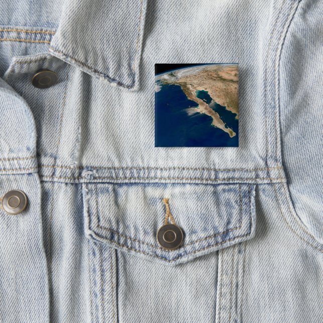Baja California und die Pazifikküste von Mexiko. Button (Beispiel)