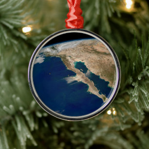 Baja California und die Pazifikküste von Mexiko. Ornament Aus Metall