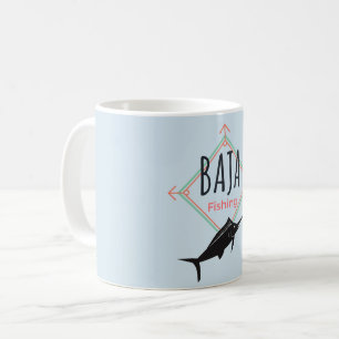 Baja Fishing-Abzeichen Kaffeetasse