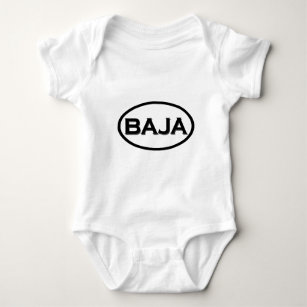 Baja Oval-Logo Baby Strampler