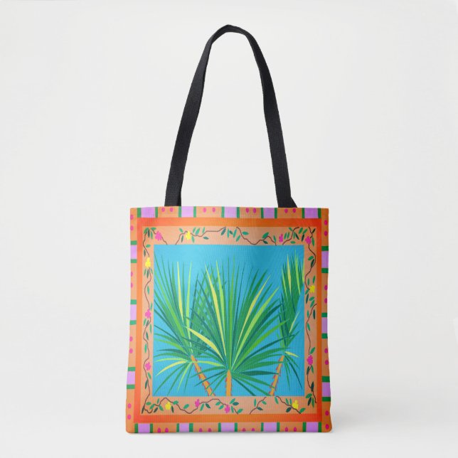 Baja Palms Tote Bag (Vorderseite)