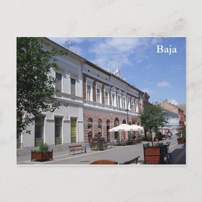 Baja - Ungarn Postkarte (Vorderseite)