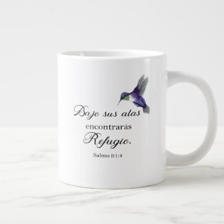 Bajo sus alas Salmo 91 Bibel Jumbo-Tasse