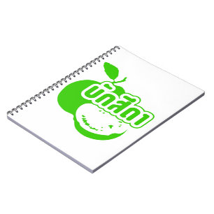 Bak Sida Ō Farang geschrieben in Thai Isaan Dialec Notizblock