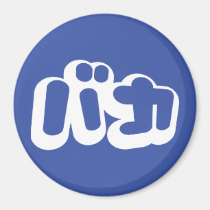 BAKA カ ~ Fool in japanischer Katakana-Schrift Magnet