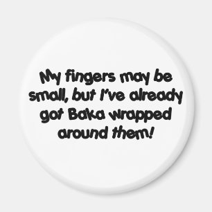 Baka' s eingewickelt! magnet