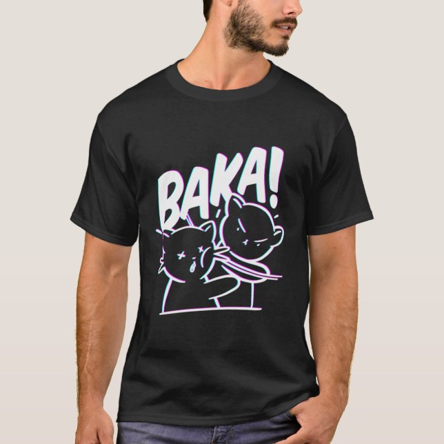 Baka Cat Anime Japan Cosplay Otaku Merch Kawaii 36 T-Shirt (Vorderseite)