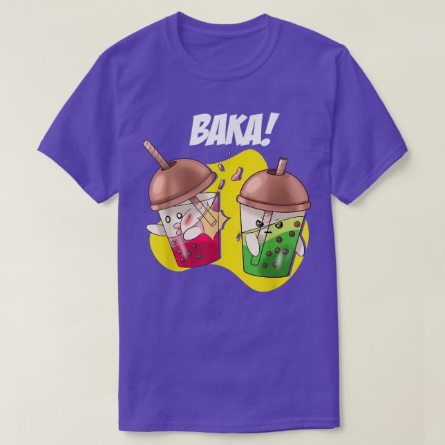Baka Japan Manga Japanisch Art Anime Otaku Kawaii  T-Shirt (Design vorne)