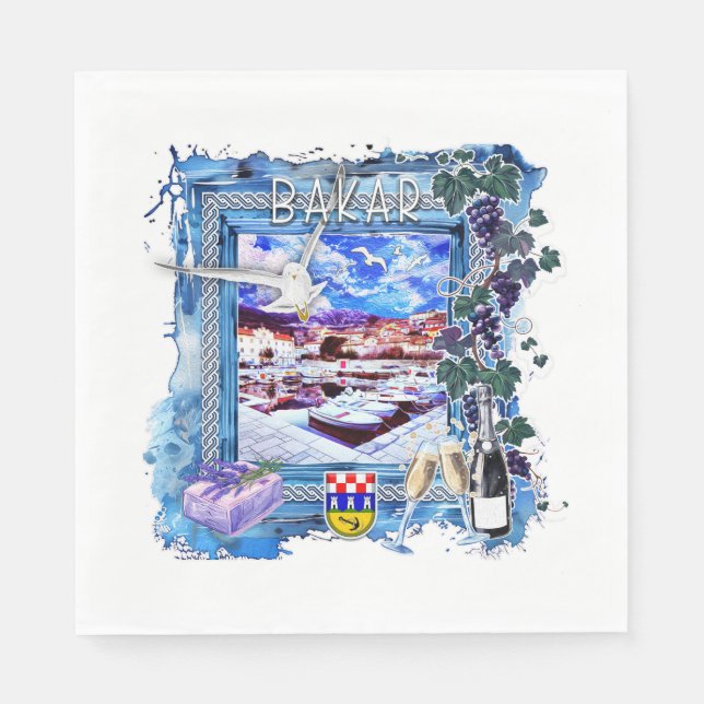 Bakar Serviette (Vorderseite)