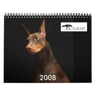 Bakari Dobermann 2008 Kalender