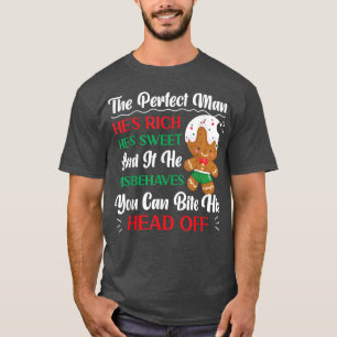 Bake Backen Weihnachts Lebkuchen Mann Der perfekte T-Shirt