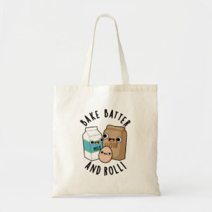 Bake Batter und Roll Funny Baking Song Puff Tragetasche