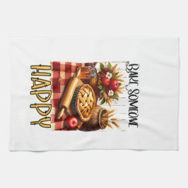 Bake jemand glücklich! geschirrtuch