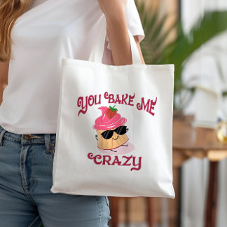 Bake Me Crazy Strawberry Cupcake Sonnenbrille Tragetasche