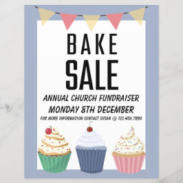 Bake Sale Annual Church Fundraiser Flyer