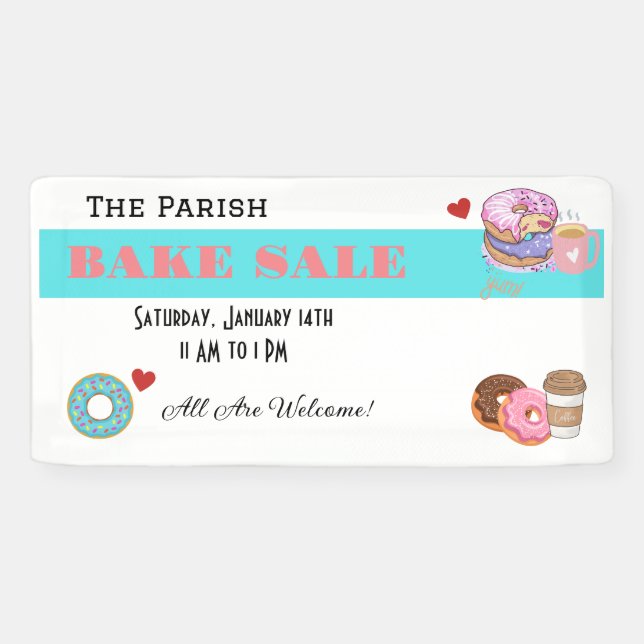 Bake Sale Banner (Horizontal)