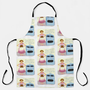 Bake Sale Brownie Blues Kitsche Ehefrau Cartoon Schürze