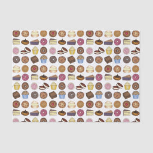 Bake Sale Cookie Kuchen Kuchen Donut Brownie Muffi Seidenpapier