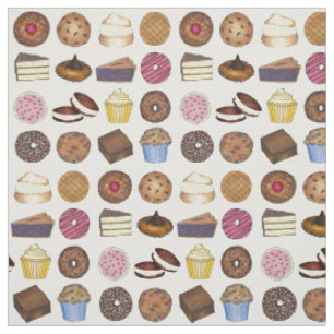 Bake Sale Cookie Kuchen Kuchen Donut Brownie Muffi Stoff