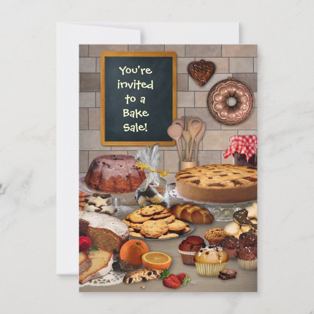 Bake Sale Einladung (Vorderseite)