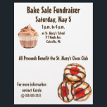 Bake Sale Fundraiser Flyer Cookies & Cupcakes<br><div class="desc">Werben Sie stilvoll für Ihren Kuchenverkauf mit diesen Flyern, die ein Foto-Bild einiger lecker aussehender Süßigkeiten enthalten: einen schokoladen mattierten Kuchen und einige Kekse mit Schokoladeneis und Kirschzentren. Füllen Sie die leeren Felder aus, um diese Flyer mit Ihren Organisations- und Veranstaltungsinformationen leicht zu personalisieren. Gewollt, Produkte oder andere Optionen zu...</div>