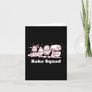 Bake Squad Süße Cookie-Backen-Bäcker Lustiger Chef Karte