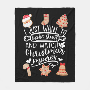 Bake Stuff und schauen Weihnachtsfilme Fleecedecke