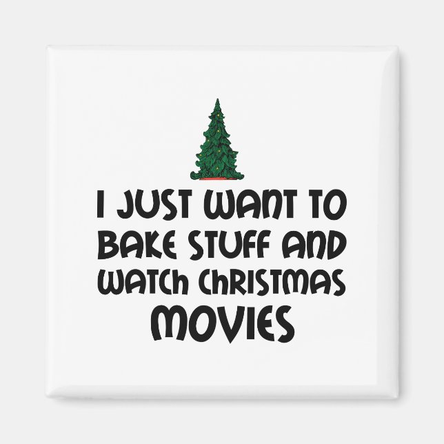 BAKE STUFF WATCH CHRISTMAS FILME MAGNET (Vorne)