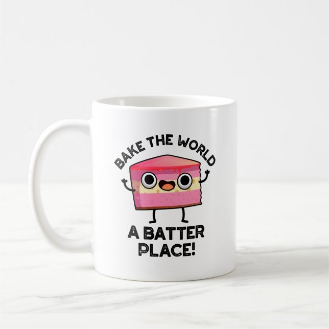 Bake the World A Batter Place Funny Cake Pub Kaffeetasse (Links)