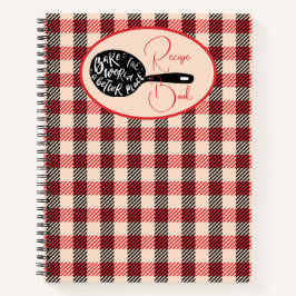 Bake the world a better place Recia Notizbuch