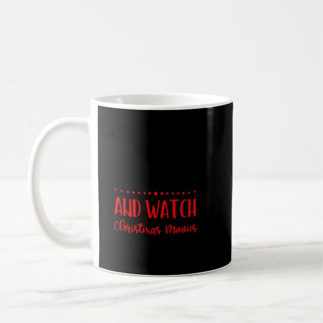 Bake Watch Weihnachtsfilme Weihnachtssaison Liebe3 Kaffeetasse (Links)