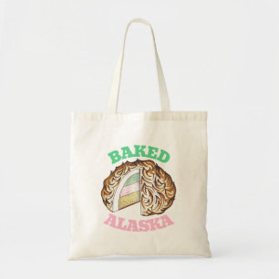 Baked Bombe Alaska Ice Cream Cake Dessert Futter Tragetasche