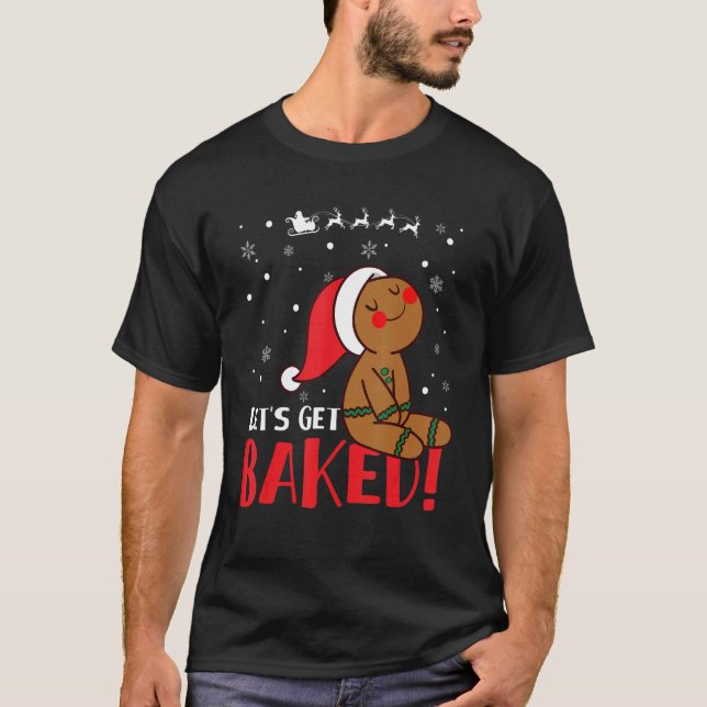 Baked Cookie Baking Team Gingerbread Chr T-Shirt (Vorderseite)