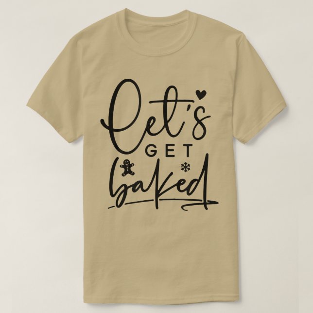 Baked Cookie Baking Team Gingerbread Chr T-Shirt (Design vorne)