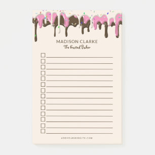 Baked Goods Bakery Business Post-it Notes Klebezettel