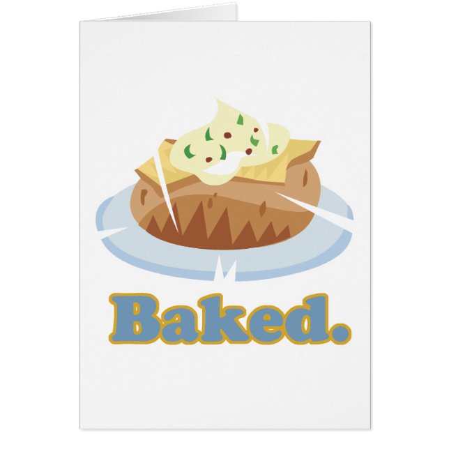 BAKED text baked potato (Vorne)