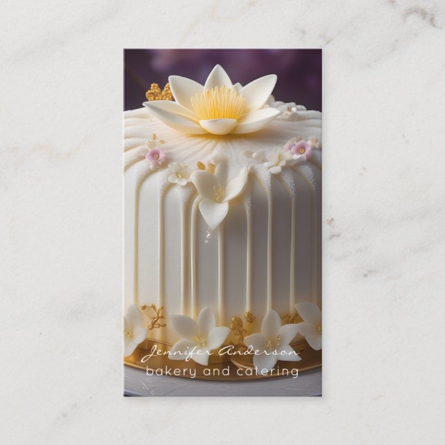 Baker Bakery Business Cards Visitenkarte (Vorderseite)