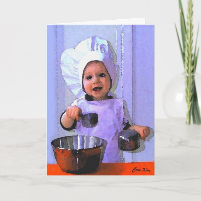 Baker Boy Geburtstagskarte Karte (Vorderseite)