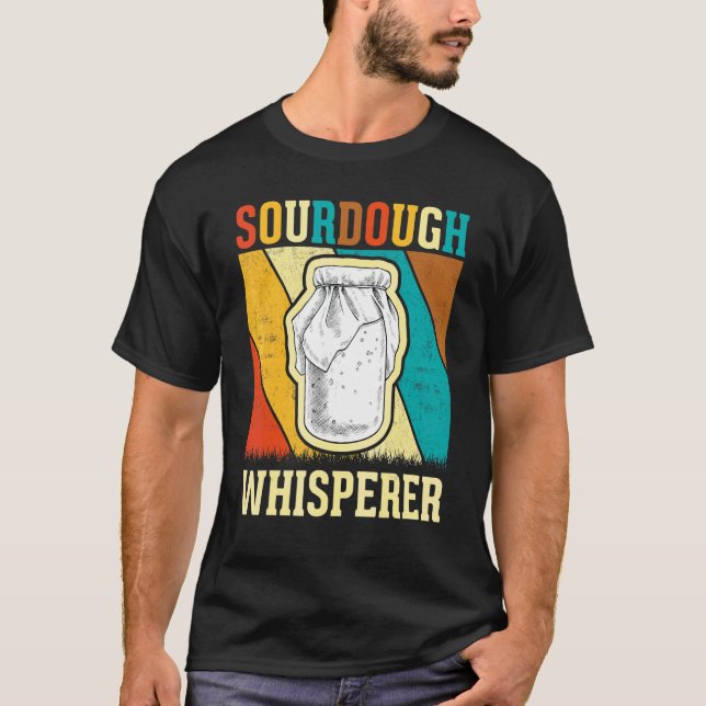 Baker Brotbackautomat   Retro Sauerteig-Flüsterer T-Shirt (Vorderseite)
